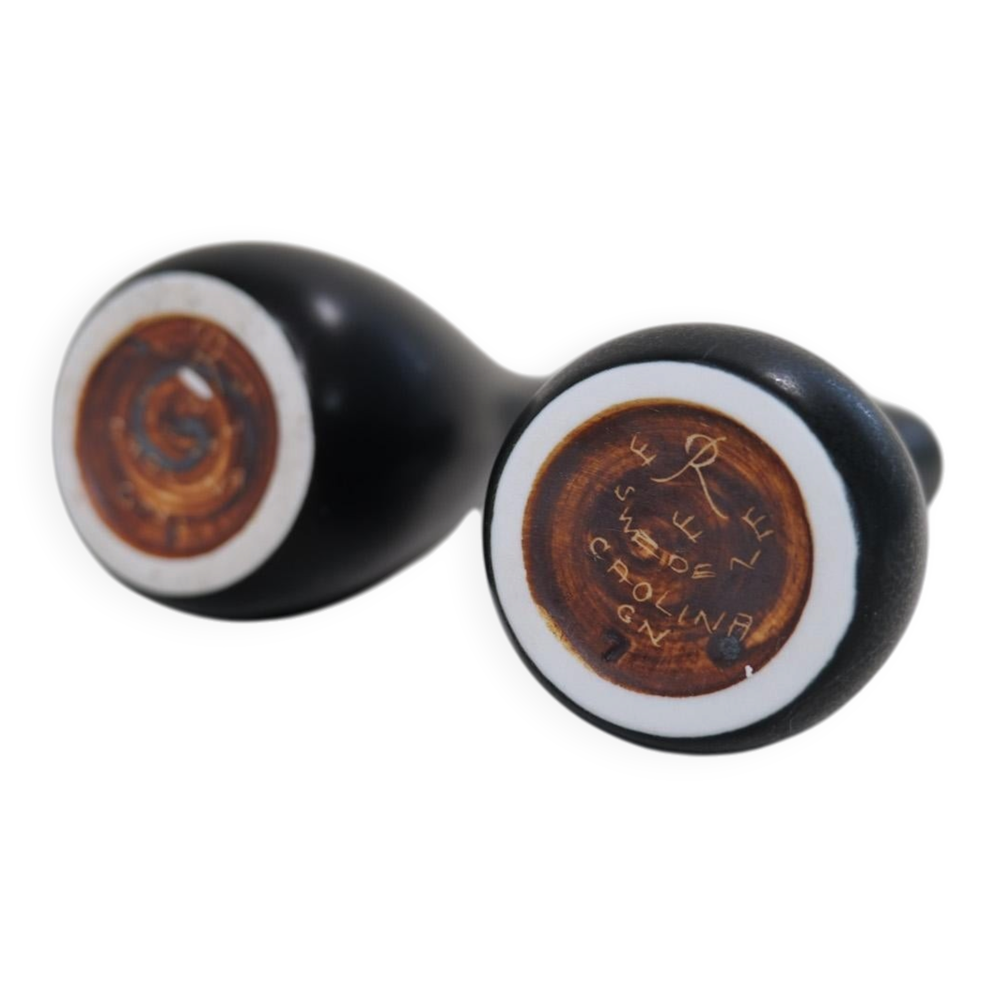 Mid-century modern ceramic vases "Caolina" by Gunnar Nylund Rörstrand, Sweden.