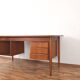 Mid-Century Danish Teak Desk by Gunnar Nielsen for Tibergaard, 1960s.