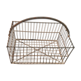 Antique metal basket