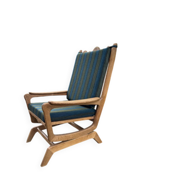 Danish Rocking Chair in Oak from the 1960s, Henry Kjaernulf Style, Mid-Century Modern