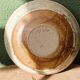 Shallow dish in stoneware, signed Yves Loiselet.