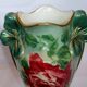 Vase art new pair KG Lunéville gilding decoration flower pink soliflore tulip tree