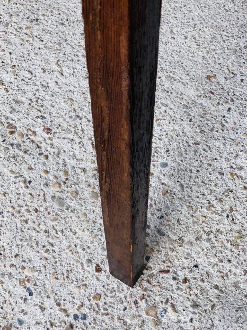 Wooden farmhouse console, circa 40's/50's