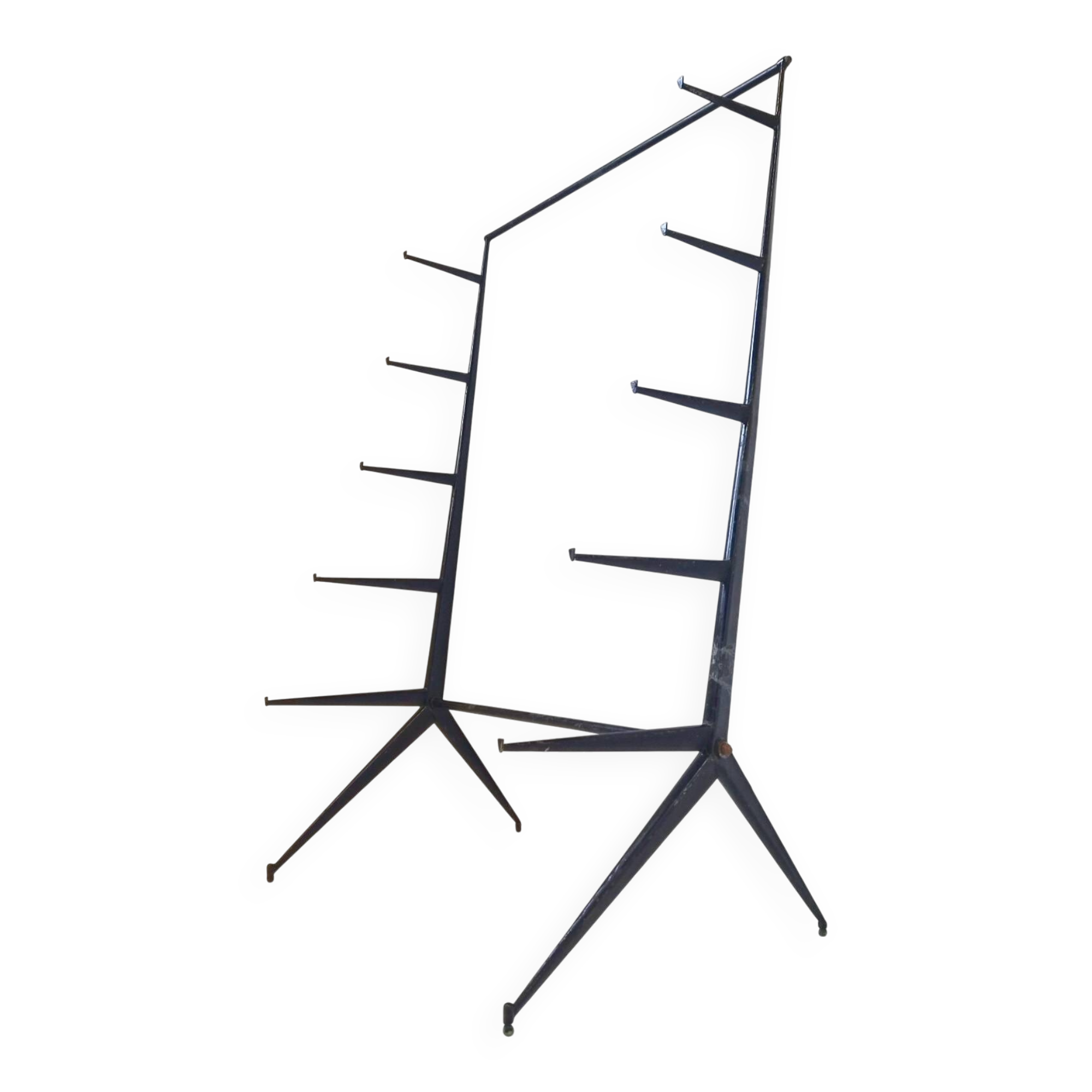 Vintage shelf 1950 compass legs jean prouve maurice novarina buvette evia