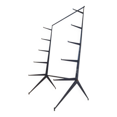 Etagere vintage 1950 pieds compas jean prouve maurice novarina buvette evia