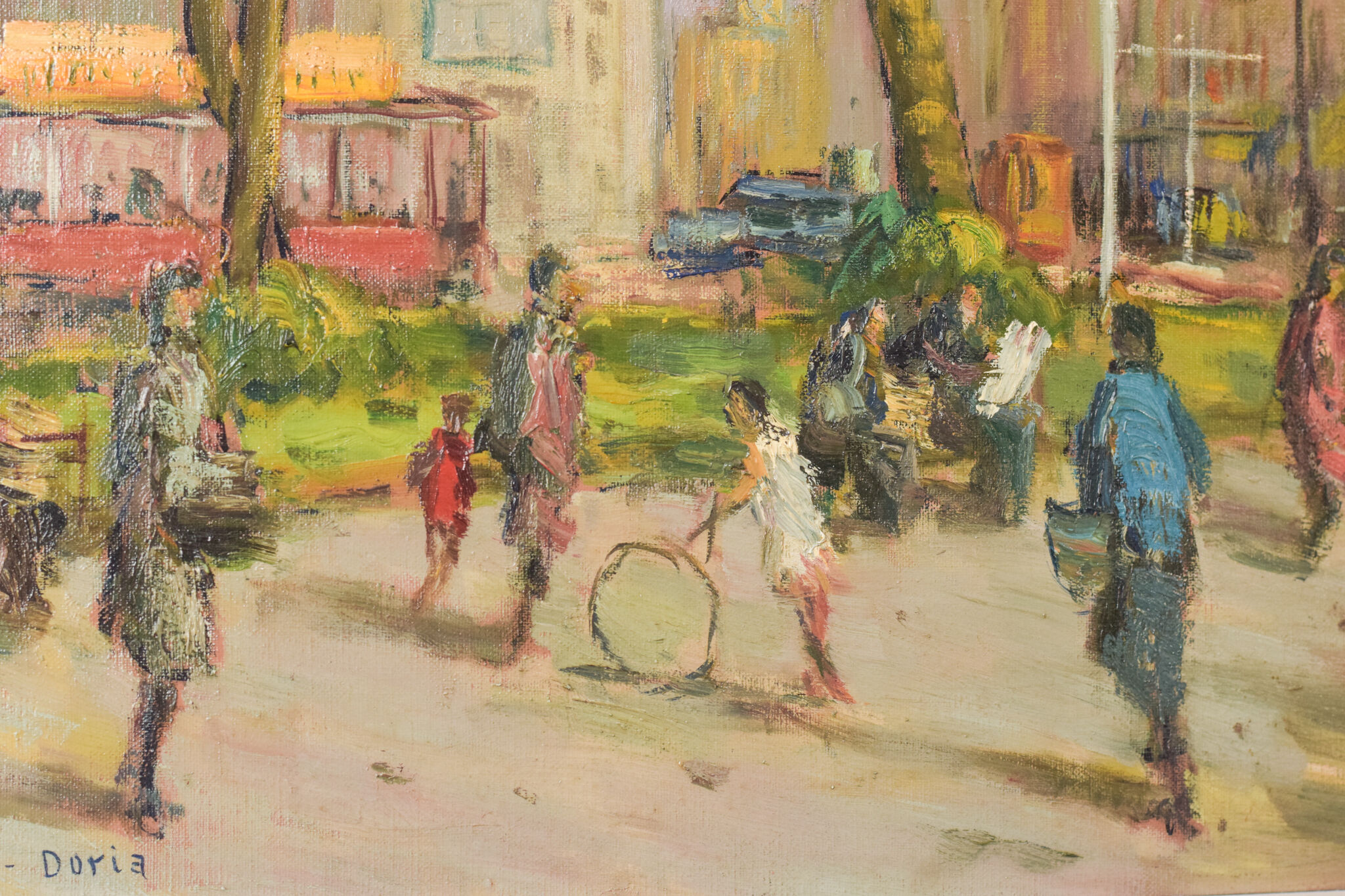 Francisco Planas Doria, Cityscape Painting, Barcelona