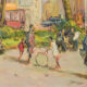 Francisco Planas Doria, Cityscape Painting, Barcelona