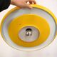 Yellow XL Fog & Morup Optima Pendant Lamp: Hans Due Design, Denmark 1970s