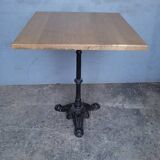 Bistro table(s) 60/60cm solid wood top pedestal table