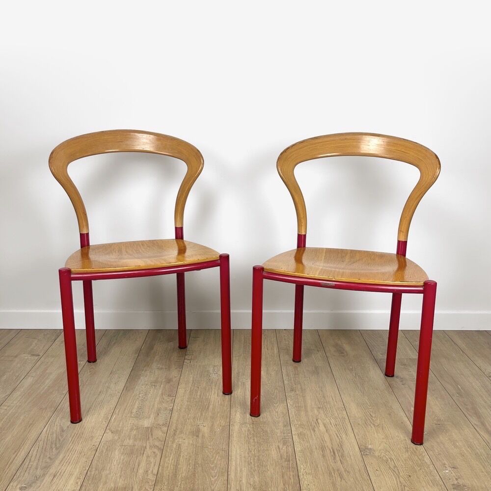 Pair of Lotus chairs by Hartmut Lohmeyer for Kusch+Co