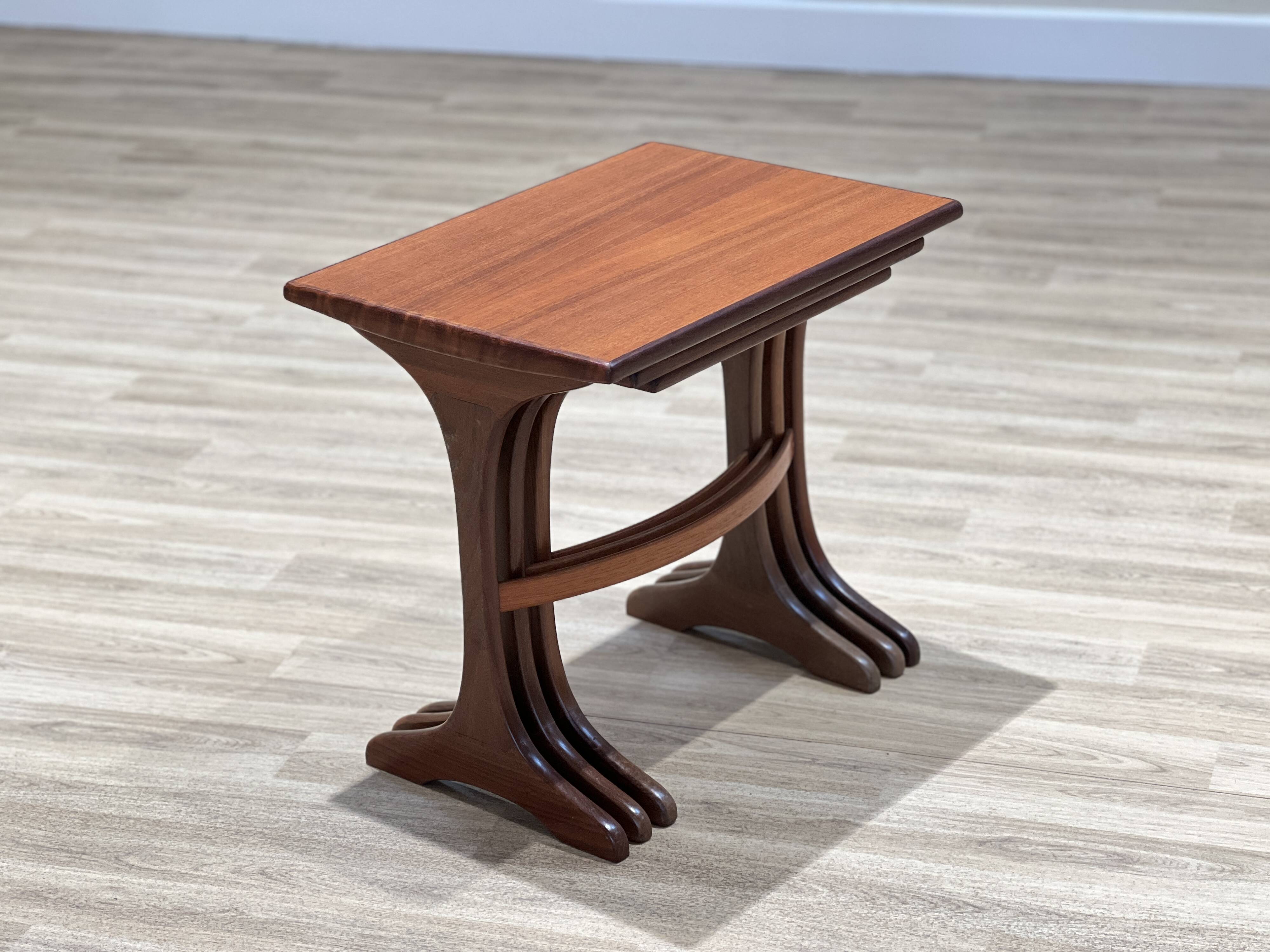 Gplan Teakwood Nesting Tables 1960s