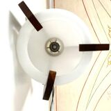 Midcentury Modern Stilnovo Rosewood Pendant, Italy 1950