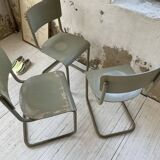 Trio of Tubax chairs 1950