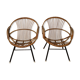 Pair of rattan chairs