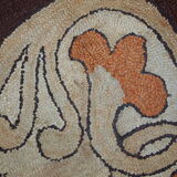 Carpet former American hooke made hand 76x130cm 1900