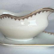 White porcelain gravy boat