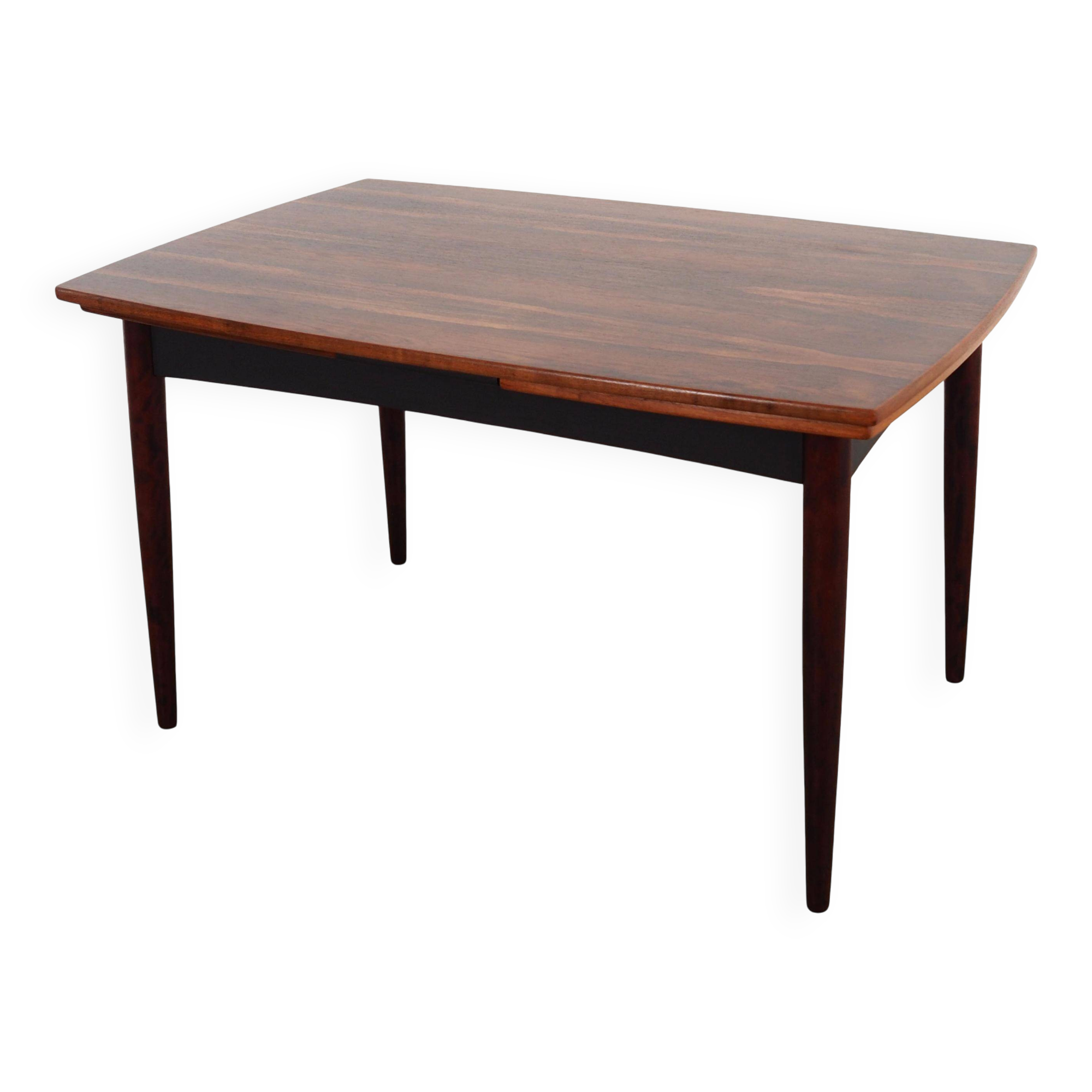 Table en palissandre, design danois, années 1970, production : Danemark