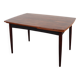 Table en palissandre, design danois, années 1970, production : Danemark