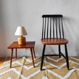 1950-60 Scandinavian style side table minimalist bedside table