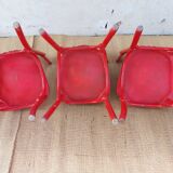 Red baumann chairs