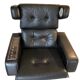 Pair of leather armchairs James Bond by Robin Day Prototype audio system, 1960