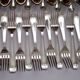 LCF set of 36 silver cutlery for starters and desserts, 1950s design Le Couvert Français