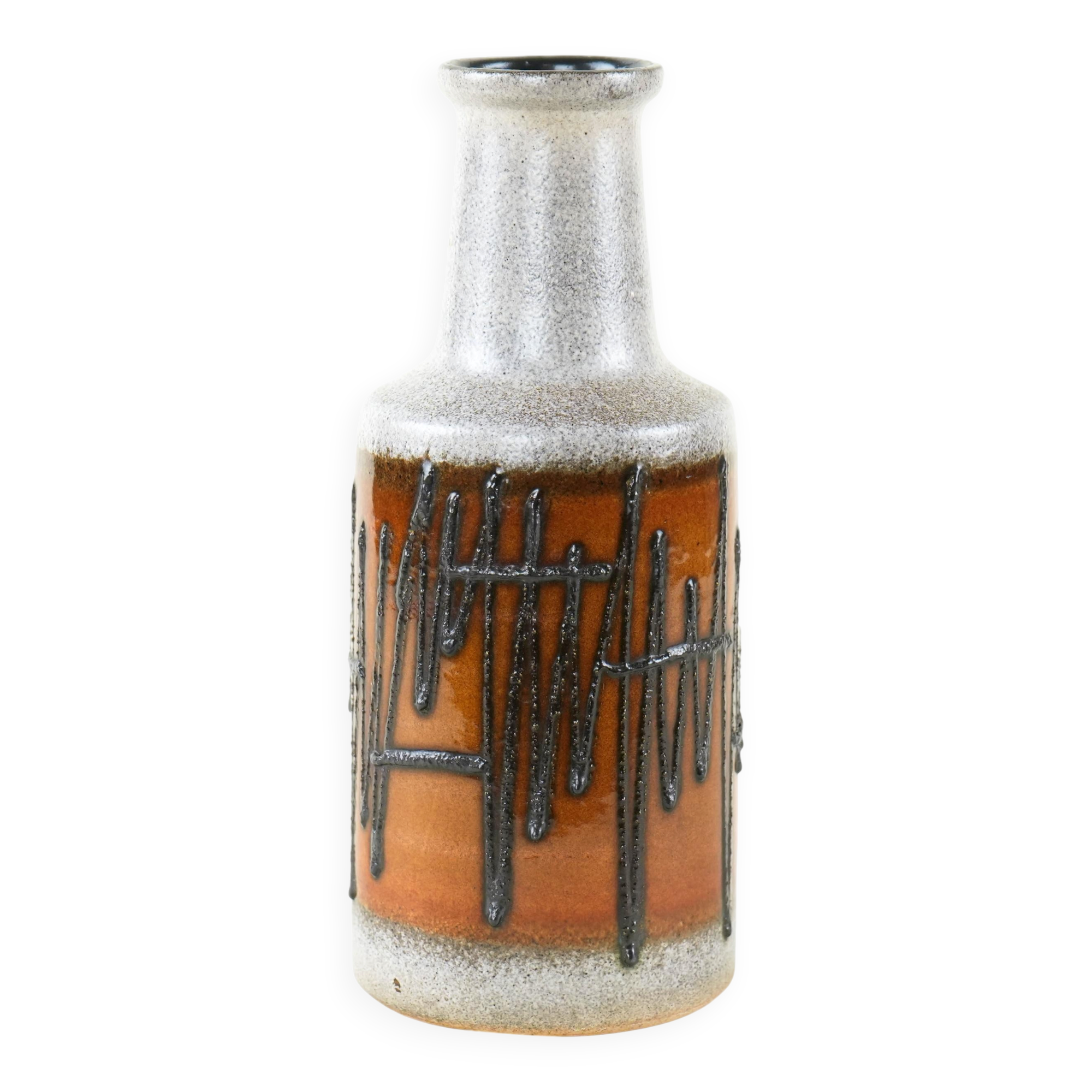 Ceramic vase, German design, 1970s, manufactured by VEB HALDENSLABEN