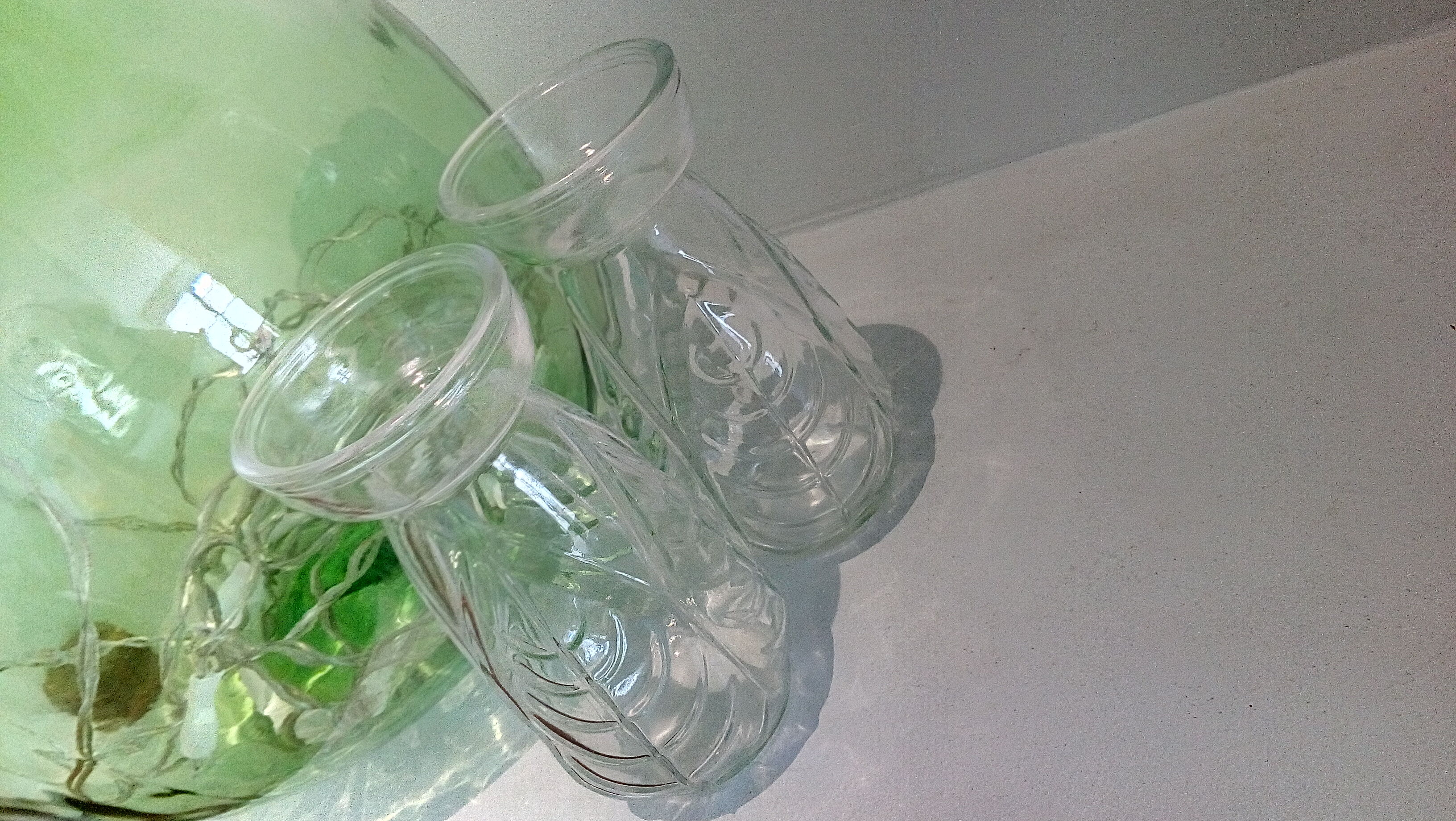 Hyacinth/bulb vase duo