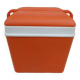 Glaciere vintage de couleur orange avec poignet  de marque EDA