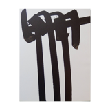 Pierre soulages: lithograph no. 28 - original lithograph