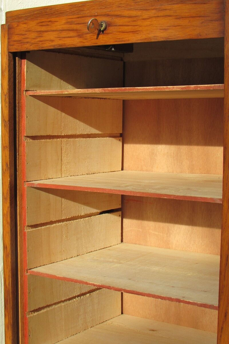 Double curtain binder, 1950-1960 in oak