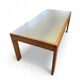 Pine wood dining table / formica top / 1970s