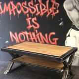 Coffee table  metal and wood