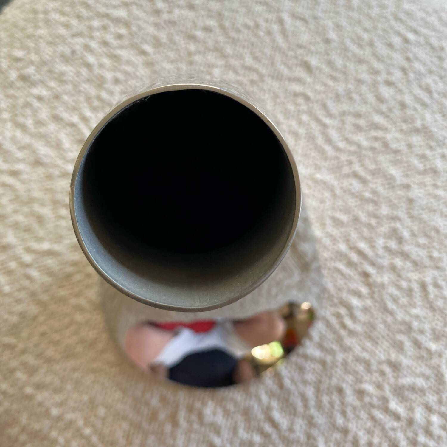 Vase acier poli de Constantin Wortmann pour Georg Jensen enn2000