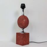 Travertine lamp foot Barbier 70'