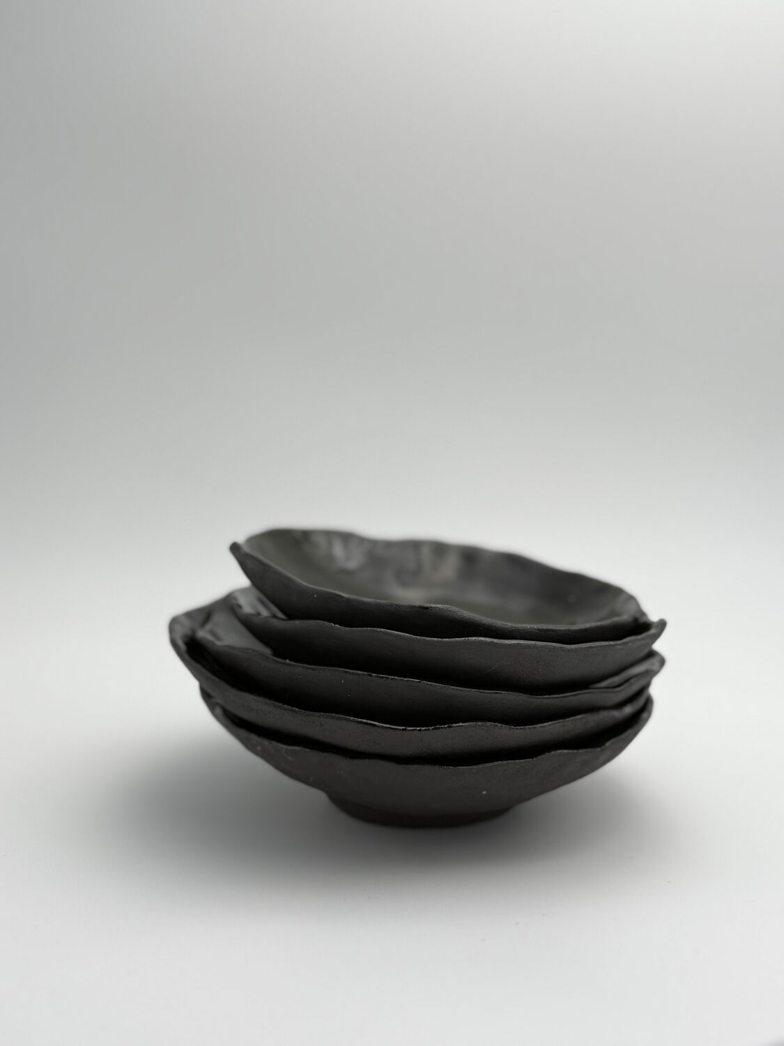 Coupelle grès noir