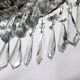 Chandeliers With Large Crystal Drops, Italy, Early 20th Century