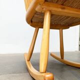 Mid-Century rocking chair model WK-S 7 in beech by Arno Lambrecht for Wk Möbel, 1950s.