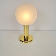 Vintage Sphere Table Lamp in Brass by Targetti Sankey, Italy, 1960s