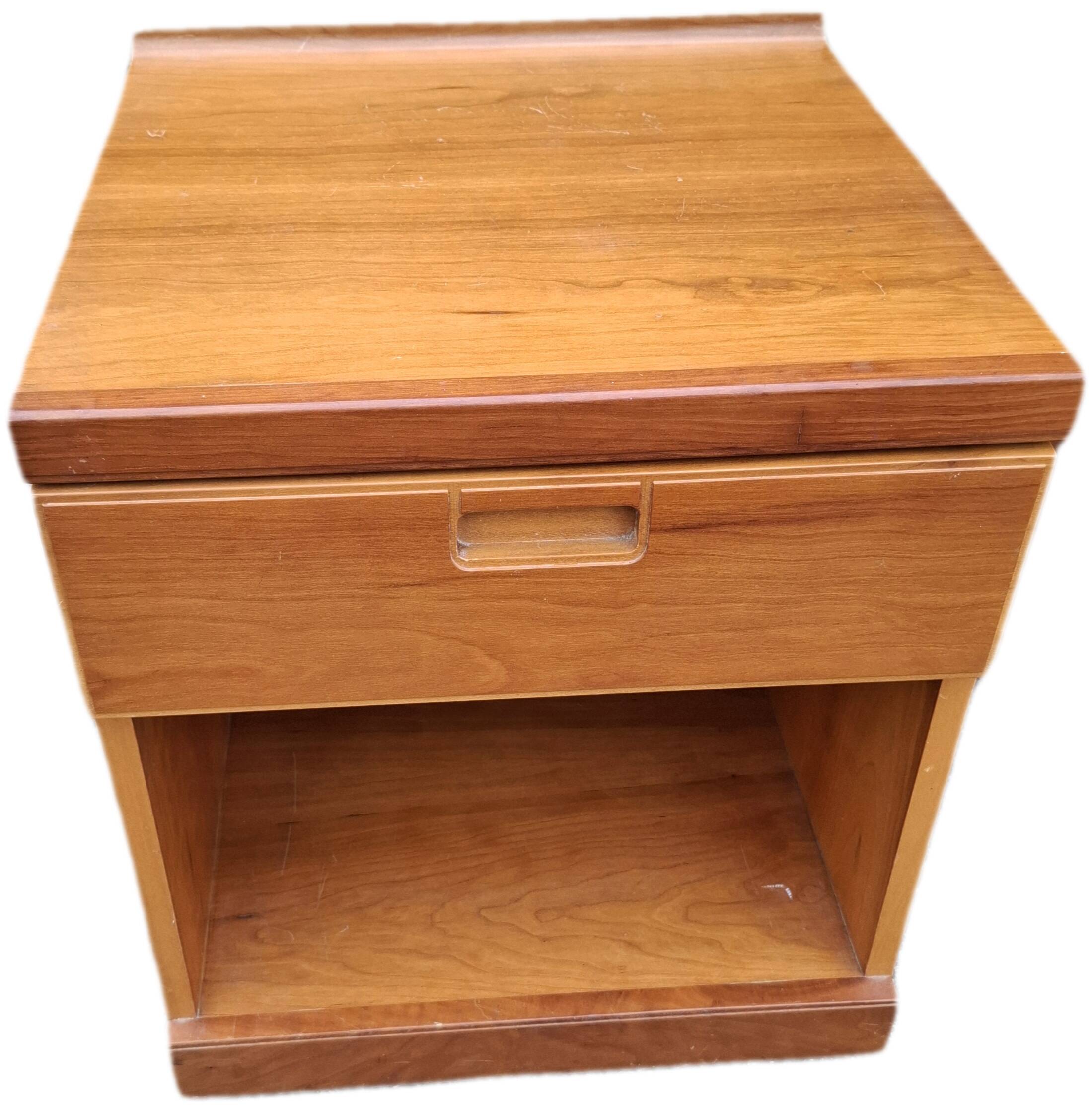 Vintage English bedside table