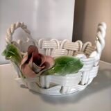 Braided ceramic dish