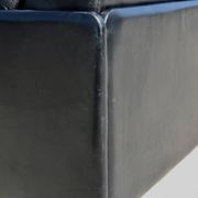 Canapé De Sede DS-76, cuir noir, modulable, Suisse, années 70