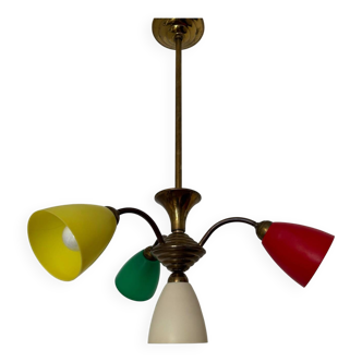 Lustre multicolore années 50