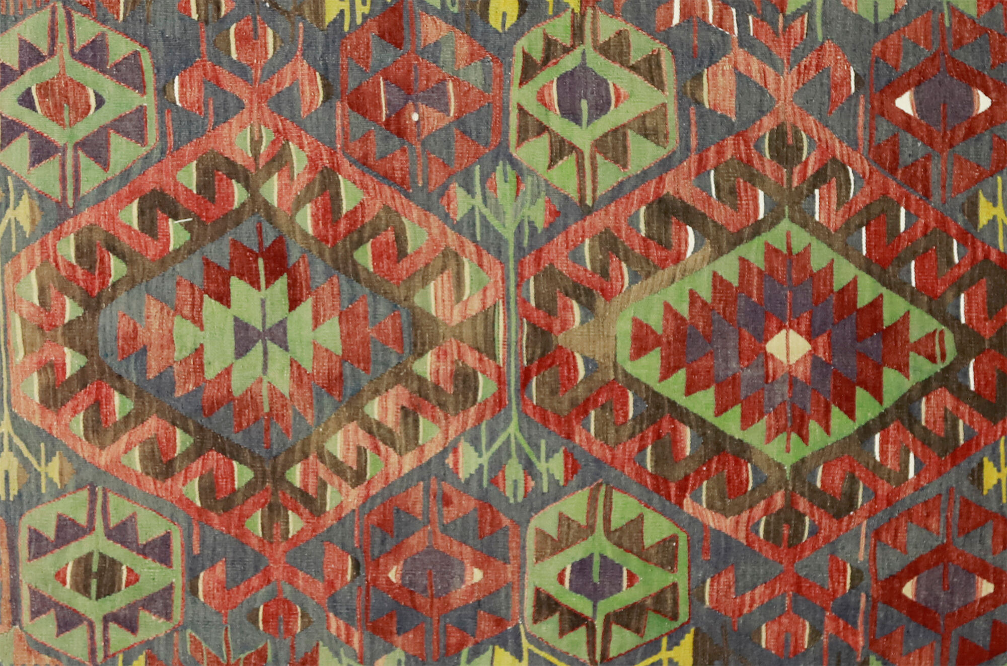 Anatolian handmade kilim rug 320 cm x 168 cm