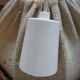 3 70s pendant lights - fabric and rattan