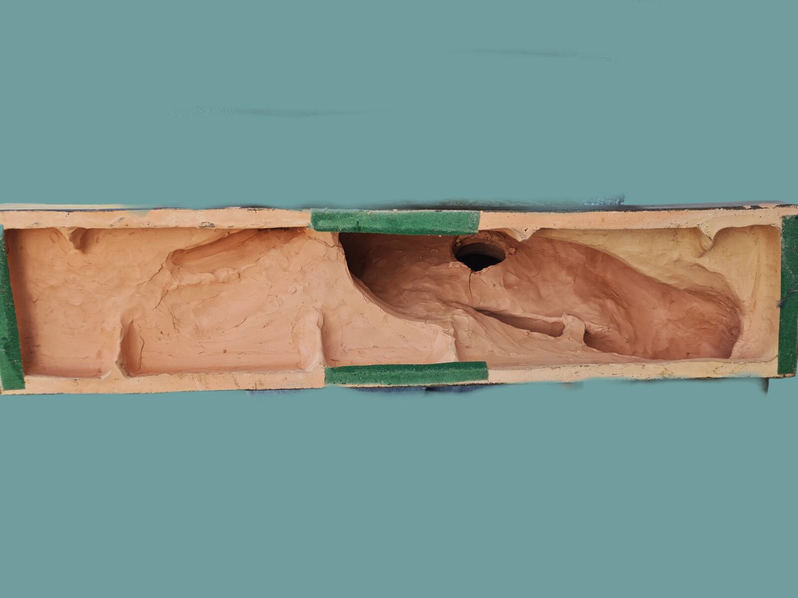 Buste, athlète masculin en terre cuite, Ugo Cipriani