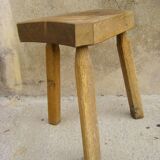 Rustic tripod stool "French craftsmanship"