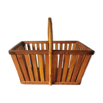 Old wooden basket