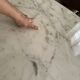 Oval Knoll Saarinen table, Calacatta marble, 198cm, year 2022, tulip.