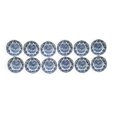 12 New Flat Plates Enoch Wedgwood Royal Homes of Britain